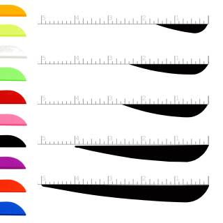 AAE ELITE P-Fletch - Vane | Black | 2,6 inch