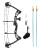 DRAKE Gecko RTS - 30-55 lbs - Compound Bow - Color: Black