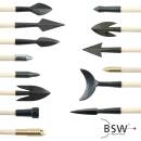 PB tip selection wooden arrows