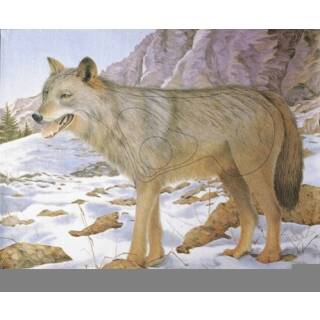Wolf 80x100 cm - Nylonverstärkt - Tierauflage