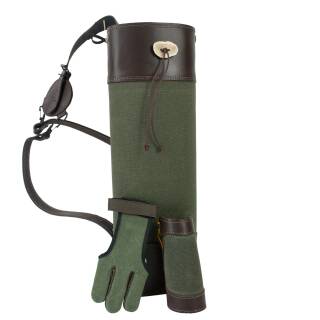 BEIER Green All In - Archery-Set - Quiver, Glove and Arm Guard
