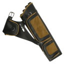 elTORO Professional Side Quiver Made of Smooth and Suede Leather