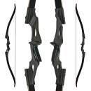 DRAKE Black Raven - 58 pulgadas - 25-60 lbs - Arco recurvo Take Down