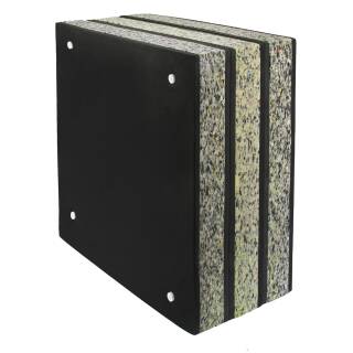 STRONGHOLD Parapeto Foam - Black Edition - Max - hasta 80 lbs | Talla: 60x60x30cm + Accesorios opcionales