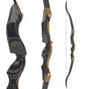 JACKALOPE - Obsidian - 64 inches - Refined Recurve Bow...