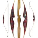 JACKALOPE - Red Beryl - 64 inches - One Piece Recurve Bow...