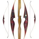 JACKALOPE - Red Beryl - 64 Pouces - One Piece Arc de recurve - 25-50 lbs