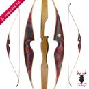 JACKALOPE - Red Beryl - 64 pollici - Arco ricurvi One Piece - 25-50 lbs