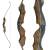 JACKALOPE - Obsidian - 62 inches - Classic Recurve Bow Take Down - 20-50 lbs