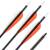36-40 lbs | Flecha de carbono | GOLD TIP Warrior - con plumas naturales | Spine 500 | 30 pulgadas