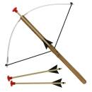 HOLZK&Ouml;NIG Crossbow with 3 Arrows
