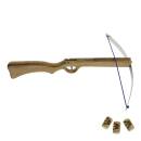 HOLZK&Ouml;NIG Large Cork-Crossbow with Spring Steel-Strap