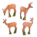 Gruppo di cervi IBB 3D con cervo - 4 animali