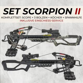 [ESPECIAL] X-BOW FMA Scorpion II - 370 fps / 185 lbs | Color: Negro - incl. servicio de cocción a 30 m