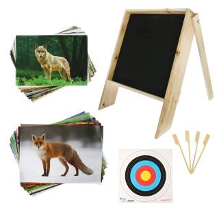 SET for CROSSBOWS | Foam Target Black - 60x60x10cm -...