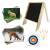 SET per balestre | Battifreccia Schiuma Black - 60x60x10cm - incl. Cavaletto e Bersaglio