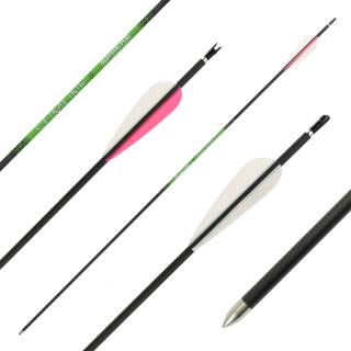 up to 20 lbs | [PRICE TIP] Carbon arrow | SPHERE Slimline Pro - with Vanes - Spine: 1200 | 28inches