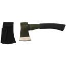 FOX OUTDOOR Axe - Deluxe - small - fiberglass handle - olive