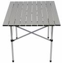 FOX OUTDOOR Table de camping &agrave; roulettes - Alu - Structure pliable