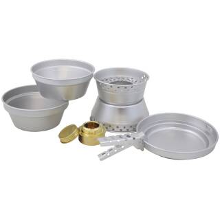 FOX OUTDOOR Cooking Set - Premium - Aluminio - Batería de cocina - Set de cocina