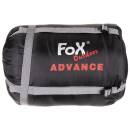 FOX OUTDOOR Mummy sleeping bag - Advance - black-grey