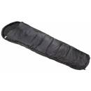 FOX OUTDOOR mummy sleeping bag - black - 2-layer filling