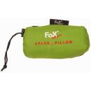 FOX OUTDOOR travel pillow - inflatable - olive