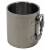 FOX OUTDOOR mug - stainless steel - carabiner - double-walled - approx. 300 ml