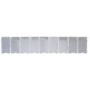 FOX OUTDOOR windbreak - aluminum - foldable - small - 9 slats - 65 x 13 cm