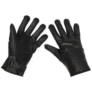 MFH BW Leather Gloves - black