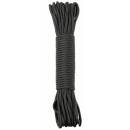 MFH corde de parachute - noir - 100 FT - nylon