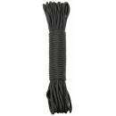 MFH corde de parachute - noir - 50 FT - nylon