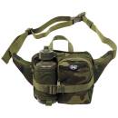 MFH Waist Bag with Drinking Bottle - woodland