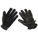 MFH gants cuir - Protect - noir - anti-coupure