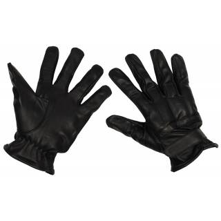 MFH gants en cuir - noir - avec remplissage de sable de quartz