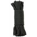 Cuerda MFH - negra - 5 mm - 15 metros
