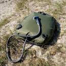 MFH Doccia solare - Deluxe - 20 l - oliva - con borsa di trasporto