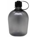 MFH US canteen - GEN II - 1 l - negro-transparente - sin BPA