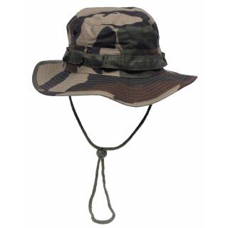 MFH US GI Bush hat - with chin strap - GI Boonie - Rip Stop - CCE camouflage