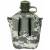Botella de agua de plástico MFH US - 1 litro - tapa - AT-digital - sin BPA