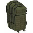 MFH US Backpack - Assault I - Basic - OD green