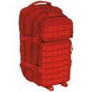 MFH US Backpack - Assault I - Basic - red