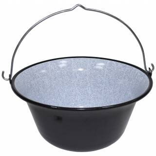 Hungarian goulash kettle - enamel - approx. 14 l