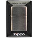 ZIPPO Briquet - chrome brossé - non rempli