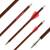 BSW Wood - Flechas ballesta carbono con aspecto de madera - 7,5 pulgadas - hecho a mano - para Cobra System Adder, R9, R10