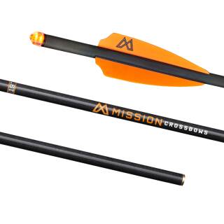 Armbrustbolzen | MISSION Crossbows Lighted Bolts - Carbon - 3er Pack
