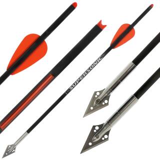 Flechas ballesta de carbono | X-BOW FMA Supersonic ProHunt Pack - 10 piezas