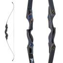 DRAKE ARCHERY ELITE Azul Real - 60 pulgadas - 20-60 lbs - Arco recurvo Take Down