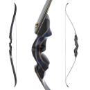 DRAKE ARCHERY ELITE Blue Royal - 60 pollici - 20-60 lbs - Arco a ricurvo da abbattere