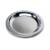 BASICNATURE Assiette en acier inoxydable - plate ou creuse